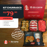 Kit Churrasco 4 pessoas